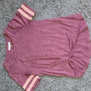 NWOT wallflower mauve short sleeve top